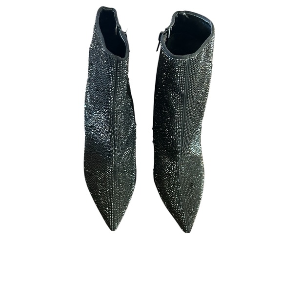 INC International Concepts Rakima Embellished Rhinestone Dress Booties NEW 7.5 - Picture 2 of 10